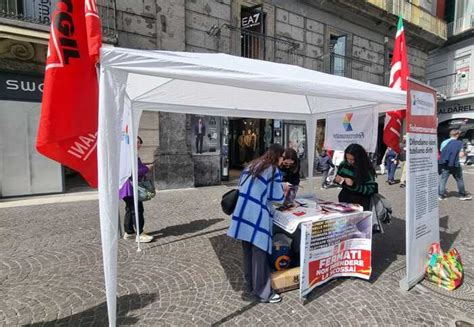 Energia Oggi I Gazebo Di Cgil Spi E Federconsumatori CGIL Napoli E