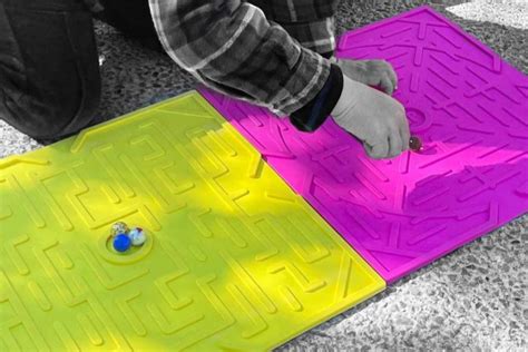 Tapis De Jeu Pour Billes Jaune GAMEPLAK MesCadeaux