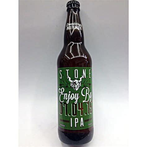 Stone Enjoy By Ipa 22oz Bottle Delivery In Cypress Ca Cypress Craft