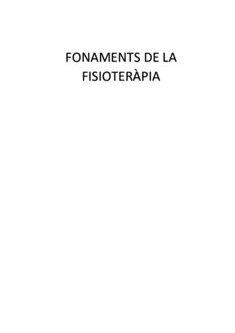 Fonaments Fisioterapia Nuria Pdf