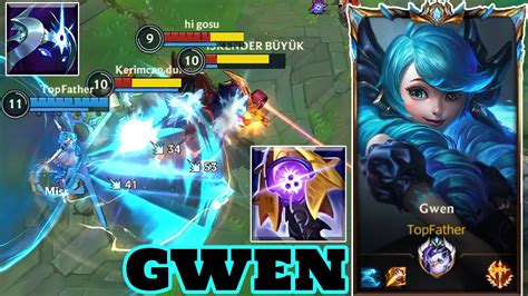 Wild Rift Gwen New Champion Gwen Gameplay Rank Challenger Youtube