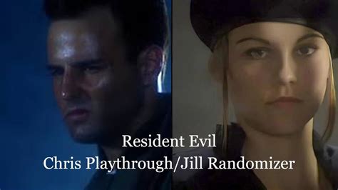 Resident Evil Chris Playthrough Jill Randomizer Youtube