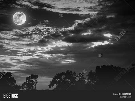 Sky Clouds Moon Above Image And Photo Free Trial Bigstock