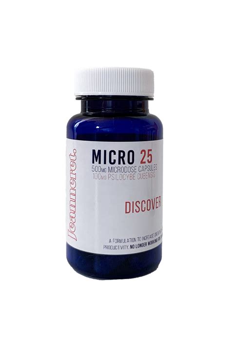 Buy Jeanneret Botanical Micro 25 Discover Microdose Mushroom Capsules