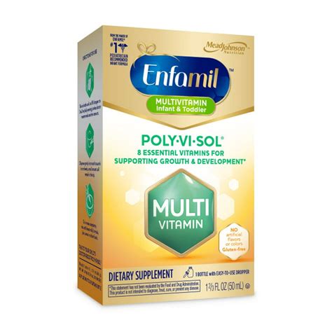 Enfamil Poly Vi Sol Liquid Multivitamin Supplement For Infants And