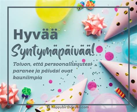 50+ Lovely Ways to Say Happy Birthday in Finnish