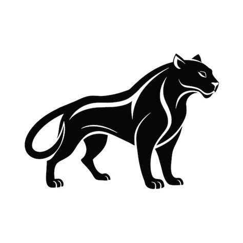 Premium Vector Fierce Black Jaguar Logo Mascot Clipart Illustration