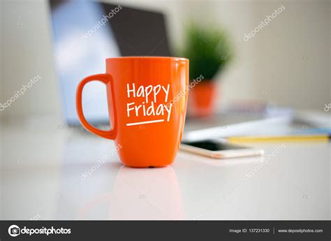 Pictures: friday coffee | Happy Friday Coffee Cup — Stock Photo © garagestock #137231330