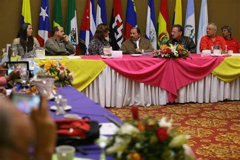 Comandante Daniel Participa En Clausura Del Foro De Sao Paulo En Nicaragua