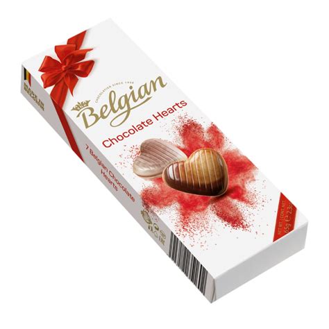 BONBONIERA ČOKOLADNI SRČKI THE BELGIAN 65G Odlične belgijske