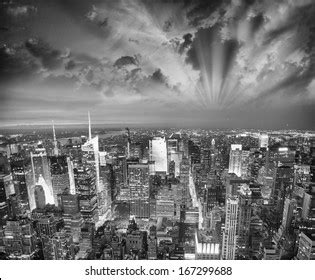 New York Skyline Aerial View Stock Photo 167299688 | Shutterstock