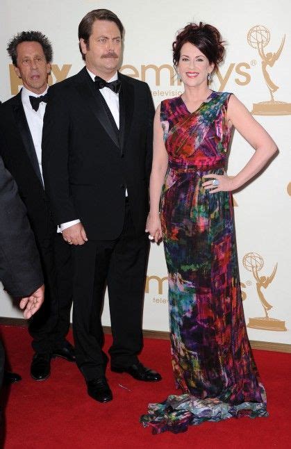 Aw. Ron Swanson and Tammy. Emmys 2011 | Celebrity style, Print dress ...