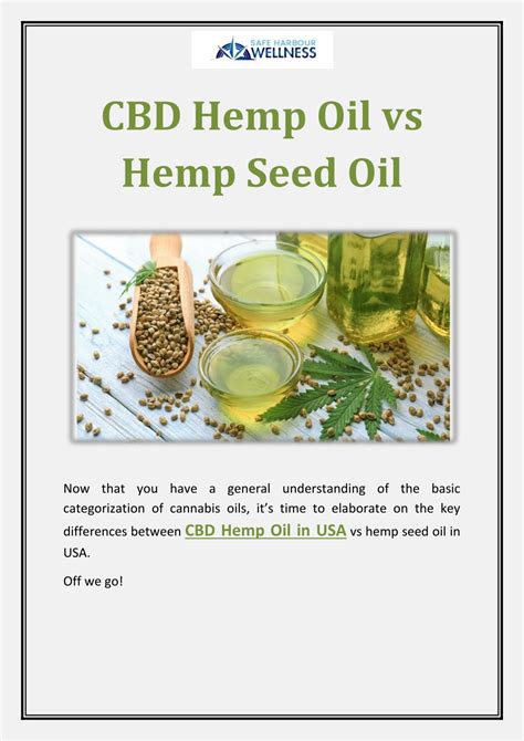 Ppt Cbd Hemp Oil Vs Hemp Seed Oil Powerpoint Presentation Free Download Id 9892956