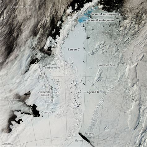 What Happened To The Larsen Ice Shelf National Snow And Ice Data Center