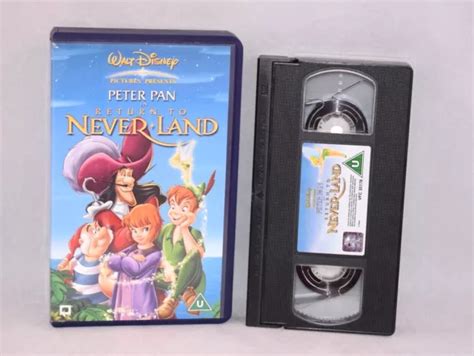 Peter Pan In Return To Neverland Vhs Walt Disney Classics Cassette