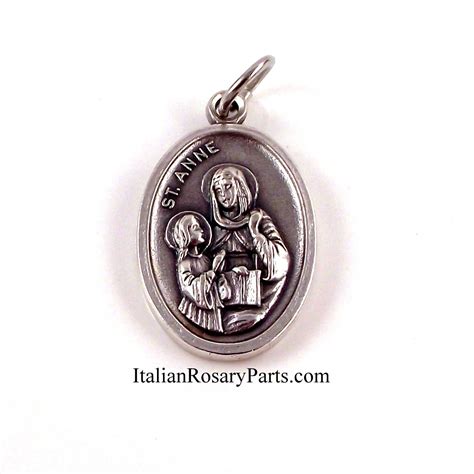 Saint Anne St Anne Catholic Medal Patron Saint of - Etsy