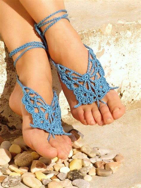 Get Crochet Barefoot Sandal Patterns For Free See Tons Of Photos