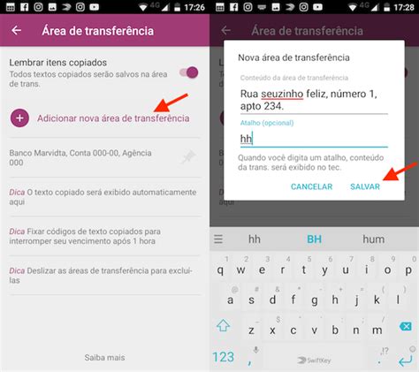 Como Salvar Textos Para Enviar Depois No Swiftkey