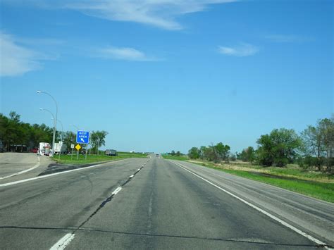 North Dakota Interstate 94 Westbound Cross Country Roads