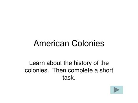 Ppt American Colonies Powerpoint Presentation Free Download Id1833701