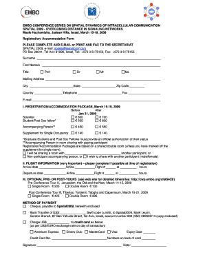 Fillable Online Cwp Embo Registration Accommodation Form Doc Cwp