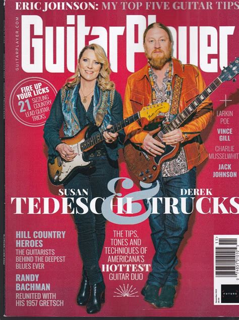 Guitar Player November 2022 Susan Tedeschi Derek Trucks - YourCelebrityMagazines