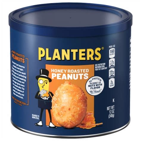 Planters Honey Roasted Peanuts 12 Oz Kroger