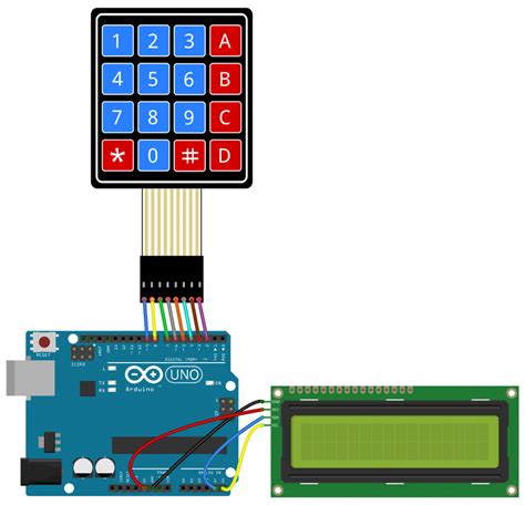 Arduino Keypad Schematic Arduino Keypad Uno Circuit Interfac