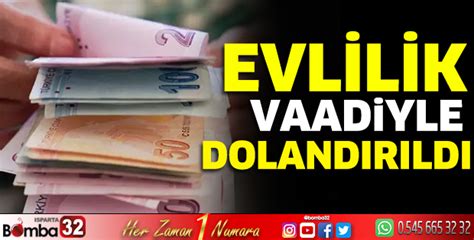 Evlilik vaadiyle dolandırıldı