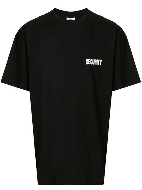 Vetements Logo Print Layered T-shirt In Black | ModeSens