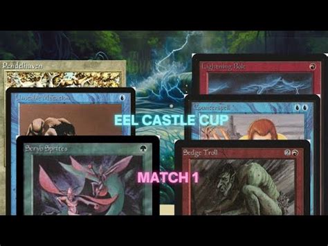 Disco Troll Vs Ug Stompy Eel Castle Cup Match Old School Mtg