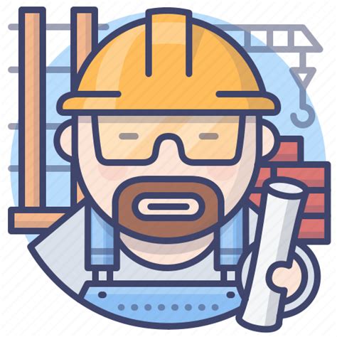 Builder Construction Contractor Worker Icon