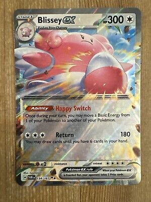 Pokemon S V Twilight Masquerade Blissey Ex 134 167 Double Rare NM EBay