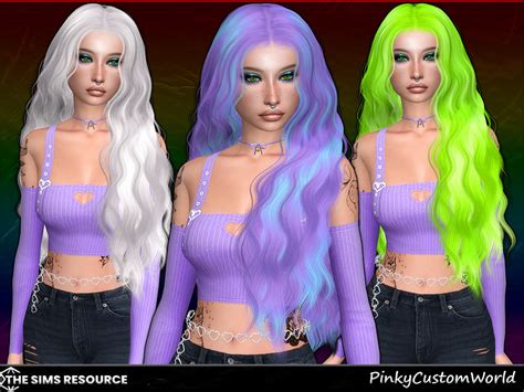 The Sims Resource Bonus Retexture Of Nynna Hair By S Club