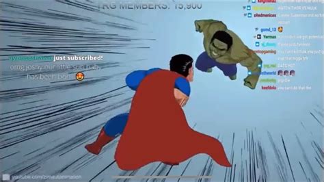 Yourrage Reacts To Superman Vs Hulk Animation Part 1 Taming The Beast