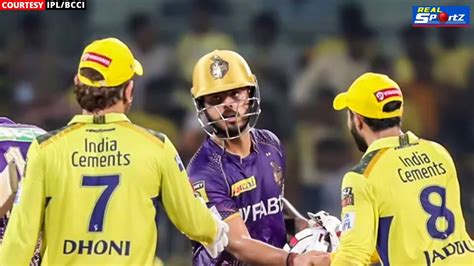 Ms Dhoni Gave Autograph To Sunil Gavaskar On His Shirt After Csk Vs Kkr Match Ipl 2023 Video