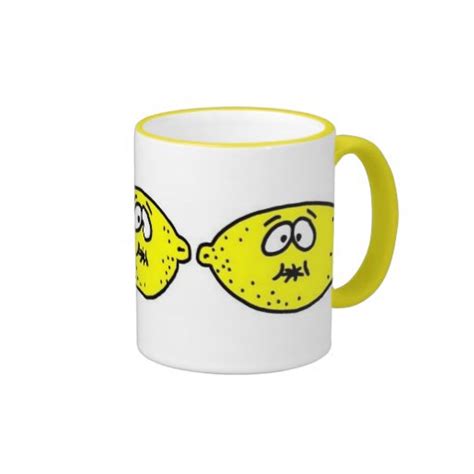 Sour Lemon Face Mug | Zazzle