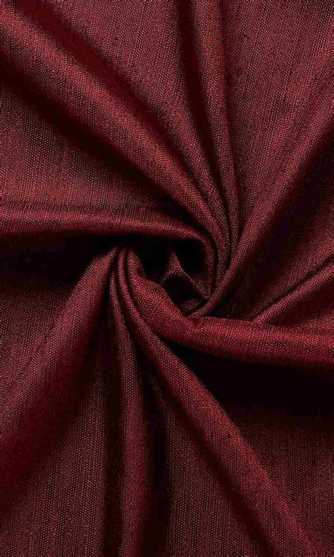 Plain Silk Fabric Sample/ Swatch I Burgundy I Spiffy Spools