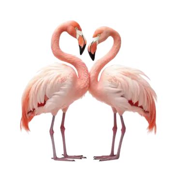 Flamingo Empoleirado Em Uma Perna Fundo Branco Pose Clássica PNG