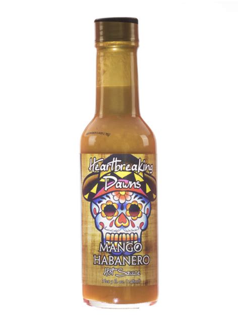 Heartbreaking Dawns Mango Habanero Hot Sauce Chilibaron Ch