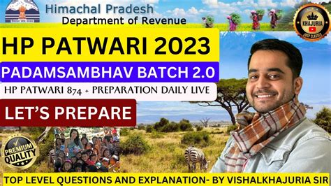 Hp Patwari Mock Test Live Himachal Pradesh Recruitment Preparation