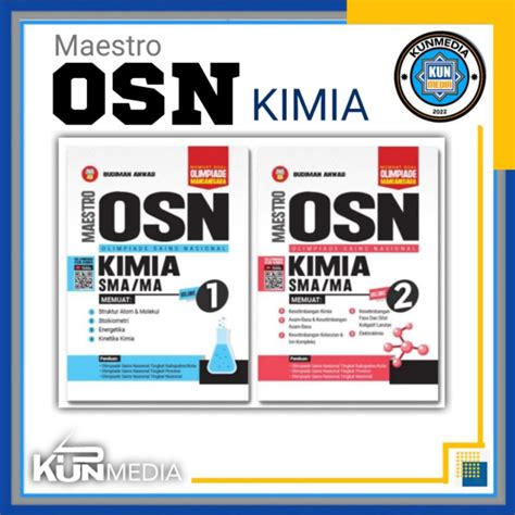 Jual Buku Maestro Osn Kimia Sma Ma Volume Budiman Anwar Yrama