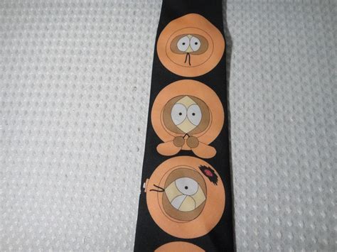 Vintage 1998 South Park Kenny Heads Black Tie Charact Gem