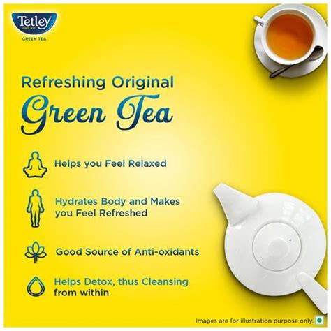 Buy Tetley Green Tea Long Leaf Gm Packet Online At Best Price Of