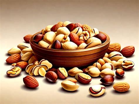 Premium Vector Vector Mixed Nuts Isolated