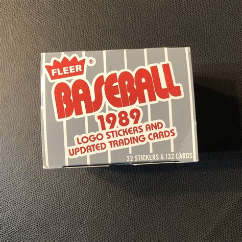 1989 Fleer Update Baseball Complete Set 132 Cards 22 Stickers Deion