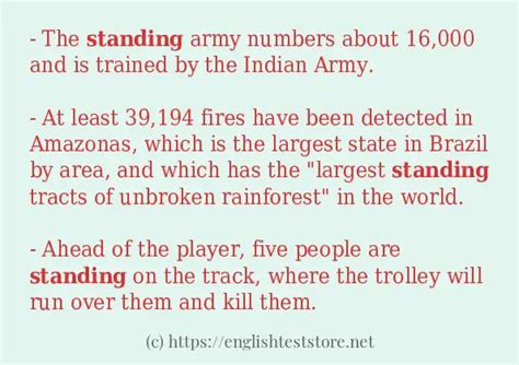 standing  sentences englishteststore blog