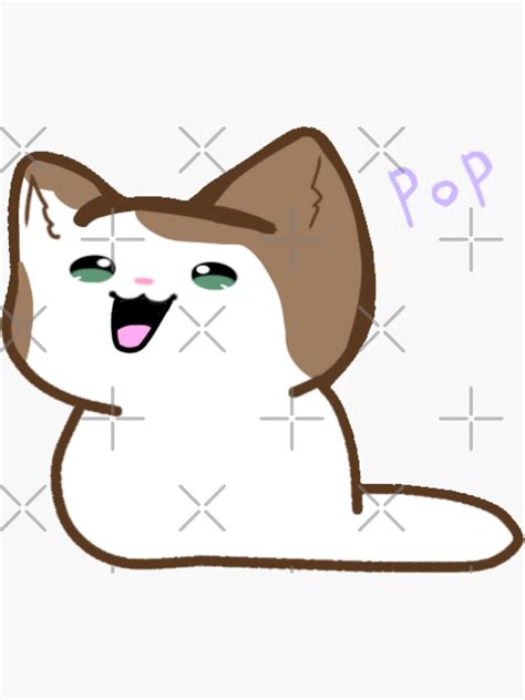 Popcat Sticker For Sale By NIKSXSTORE Redbubble