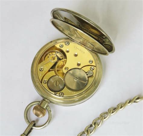 Antiques Atlas Antique Omega Pocket Watch And Chain As170a12074