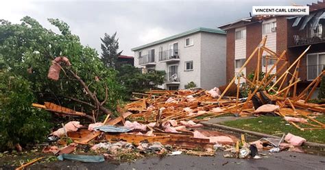 Tornado touching down in Canada captured on video